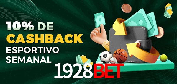 10% de bônus de cashback na 1928Bet